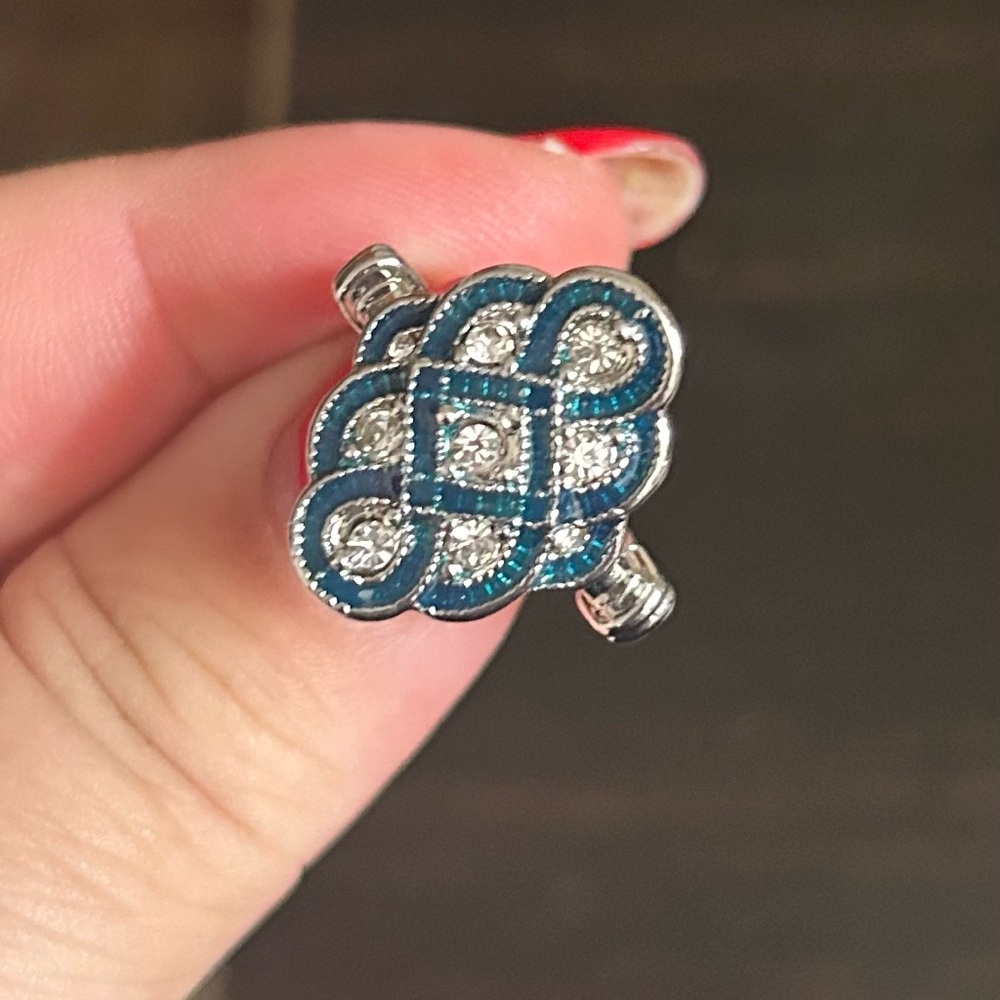 Blue Knot Statement Ring - Women Jewelry